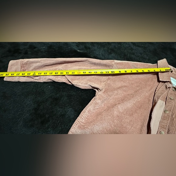 Pink Corduroy Cropped Jacket - Picture 2 of 4